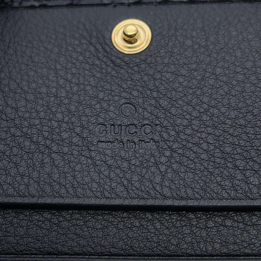 Gucci Horsebit Wallet Black Leather Python - image 8